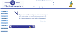 Desktop Screenshot of carmuebelaunzaran.net